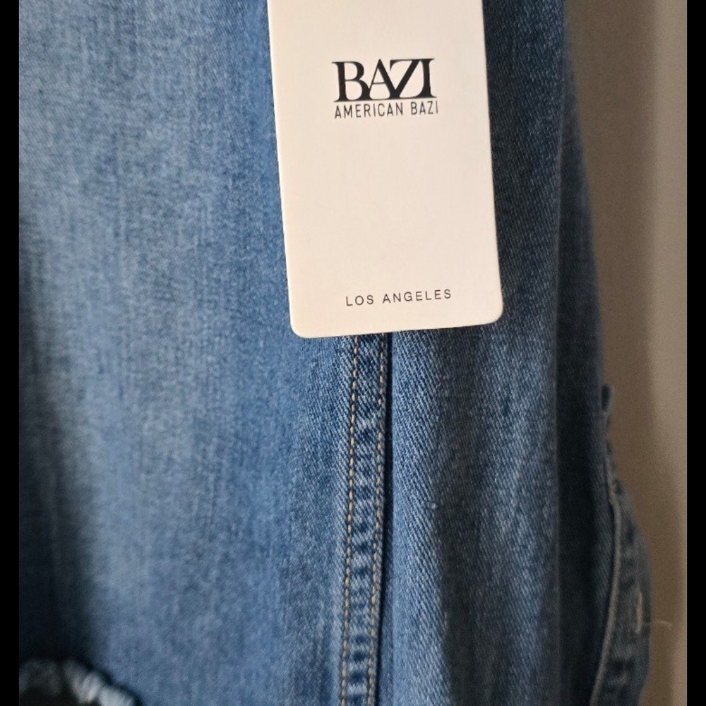 American Bazi Blue Denim Jacket - Picture 3 of 5